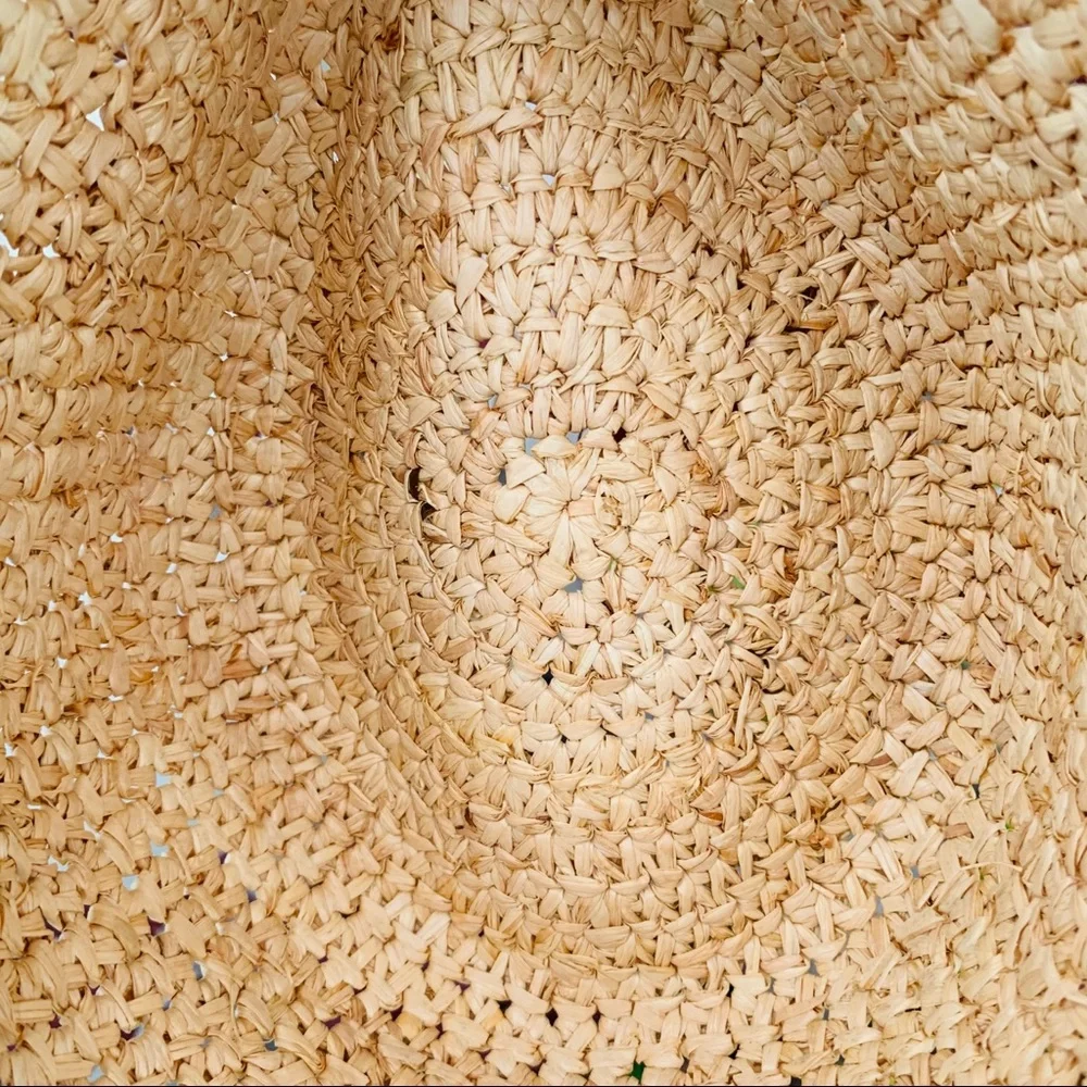 Anthro Tracy Watts Straw Fedora Short Brim Soft Firm Flex Hat